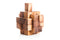 The Grandfather Burr Puzzle - 18 piece burr wooden puzzle very hard