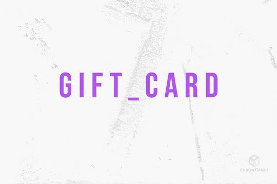 Kubiya Games Gift Card